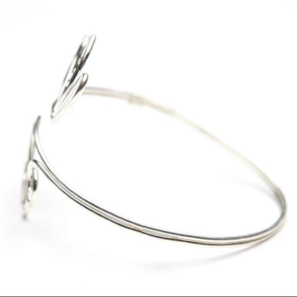 NWT Boho Egyptian Curves Adjustable Arm Bangle – Gold Metal Alloy - Picture 10 of 11